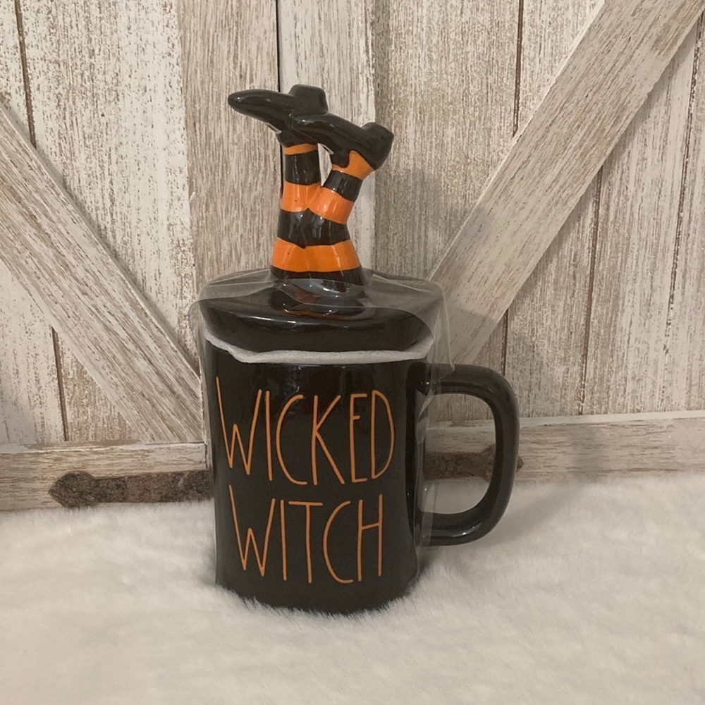 Rae Dunn Wicked Witch Mug with Topper
